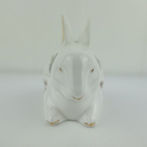Aynsley Bunny Rose Garden Fine Bone China Trinket Box Made In England - Picture 2 of 9